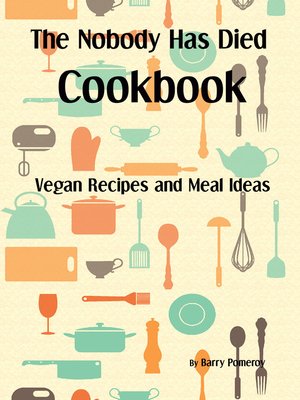 cover image of The Nobody Has Died Cookbook
